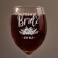 Team bride - Gravírovaná sklenice na víno