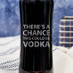 This could be vodka – Ocelová láhev na vodu s gravírováním