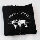 Travel hoodie - Černá pánská mikina