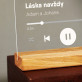 Tvoje písnička Spotify - Tisk na akrylovém skle se stojanem