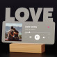 Tvoje písnička Spotify - Tisk na akrylovém skle LOVE