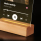Tvoje písnička spotify - Tisk na akrylovém skle stojan LED