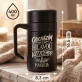 Termohrnek S Uchem 400 Ml Při Odchodu Z Práce Dárek Pro Ženu: Odcházím S Hlavou