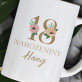 Narozeniny květiny - Hrnek s potiskem