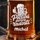 Půllitr Na Pivo K Vánocům Dárek Pro Muže: Chlapská Pivní Pohoda