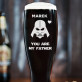 Vader dad – Gravírovaná Sklenice na pivo
