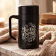 Termohrnek S Uchem 400 Ml Pro Milovnici Koček Dárek Pro Ženu: Kočičí Elegance