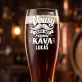 Sklenice Na Pivo S Gravírováním Pro Vousáče Dárek Pro Muže: Vousy Lepší Než Ranní