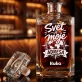 Personalizovaná Karafa Na Whisky Pro Cestovatele Dárek Pro Muže: Svět Je Moje Adresa