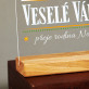 Veselé Vánoce 2 - Tisk na akrylovém skle se stojanem