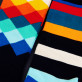Veselé vánoce - HAPPY SOCKS - DOTS – Sada 4 párů pánských ponožek