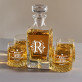 Whisky Lover - Skleněná karafa na whisky + sklenice