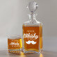 Whisky Time - Skleněná karafa na whisky + sklenice
