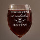 Rozlučka se svobodou drink - Gravírovaná sklenice na víno