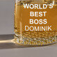 World`s best boss - Sklenice na whisky