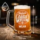 Půllitr Na Pivo Pro Tatínka Dárek Ke Dni Otců Pro Muže: Pivní Odznak Táty Půllitr Na Pivo Pro Tatínka Dárek Ke Dni Otců Pro Muže: Pivní Odznak Táty