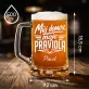 Půllitr Na Pivo Do Nového Bytu Dárek Pro Muže: Domácí Manifest Půllitr Na Pivo Do Nového Bytu Dárek Pro Muže: Domácí Manifest