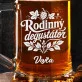 Půllitr Na Pivo Ke Dni Otců Dárek Pro Tatínka Muže: Botanika A Pivo