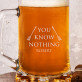 You Know Nothing - Krýgl s gravírováním