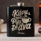Placatka S Gravírováním Pro Nastávající Maminku Dárek Ke Dni Matek Pro Ženu: Kávu Teď Piju Za Dva Placatka S Gravírováním Pro Nastávající Maminku Dárek Ke Dni Matek Pro Ženu: Kávu Teď Piju Za Dva