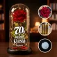 Věčná Růže Pod Skleněnou Kopulí K 70 Dárek Pro 70Letou Ženu : 70 A Pořád Krásná
