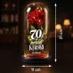 Věčná Růže Pod Skleněnou Kopulí K 70 Dárek Pro 70Letou Ženu : 70 A Pořád Krásná