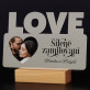 Šíleně zamilovaní - Tisk na akrylovém skle LOVE