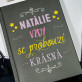 Vždy krásná - Zápisník A5 s potiskem