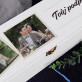 Fotografie a podpis - Dřevěná krabička na alkohol