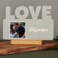 fotografie podpis - Tisk na akrylovém skle LOVE