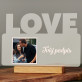 fotografie podpis - Tisk na akrylovém skle LOVE