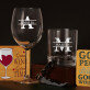 Dárková sada pro zamilované se sklenicí na víno a sklenicí na whisky