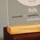 Znamení - Býk - Tisk na akrylovém skle se stojanem