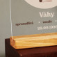 Znamení - Váhy - Tisk na akrylovém skle se stojanem